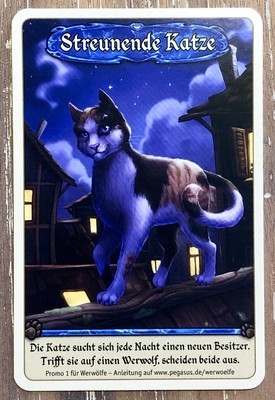 Werwölfe - Streunende Katze - Promokarte